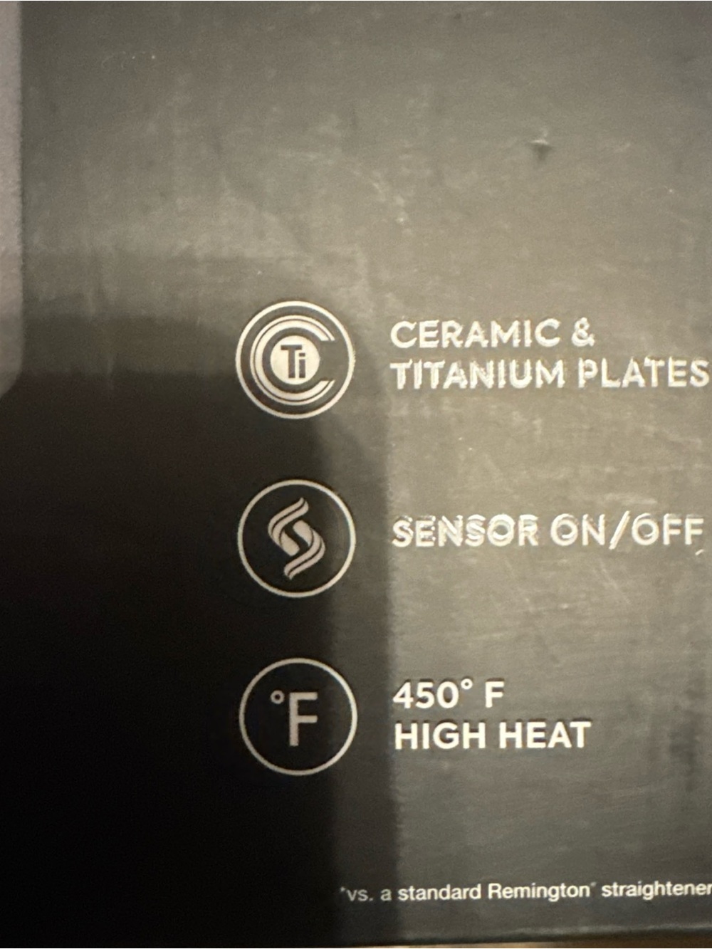 Remington Silver and Black Smart Sensor Flat Iron - Picture 4 of 5